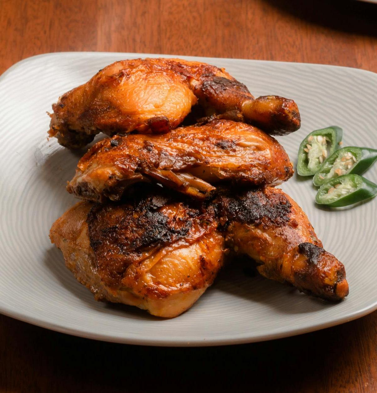 Crispy Garlic Thighs (Air Fryer)