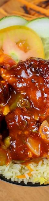 Crispy General Tso Chicken & Fried Rice Bowl