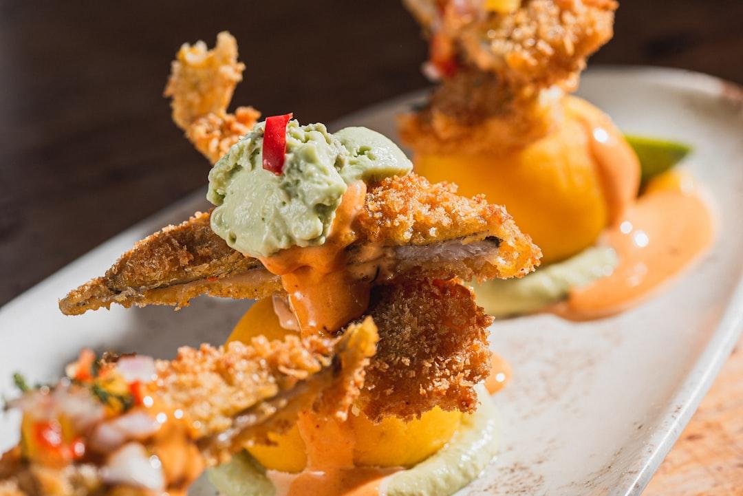 Crispy Green Tomato Stack with Remoulade