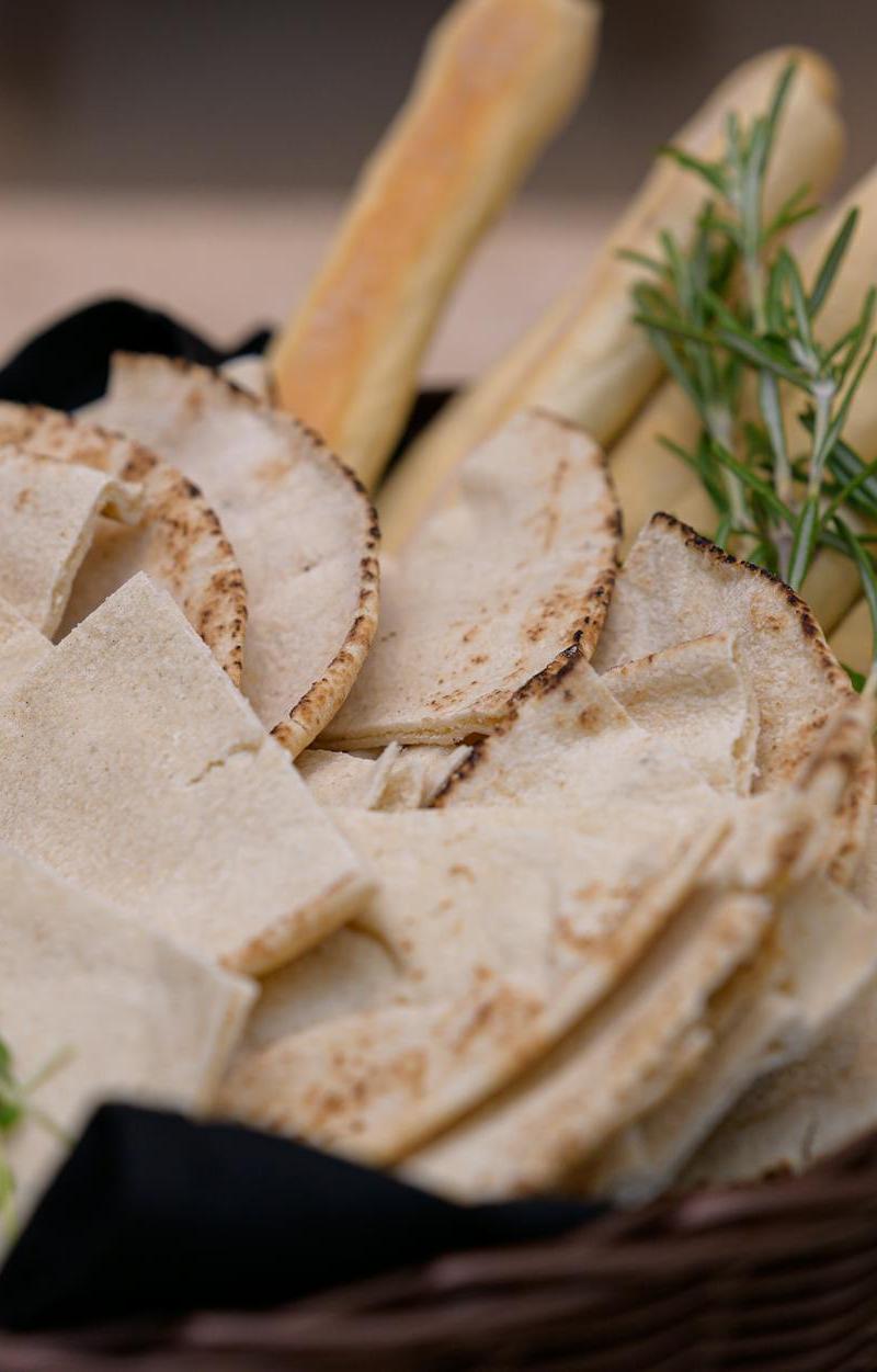 Crispy Grissini & Warm Bread Board