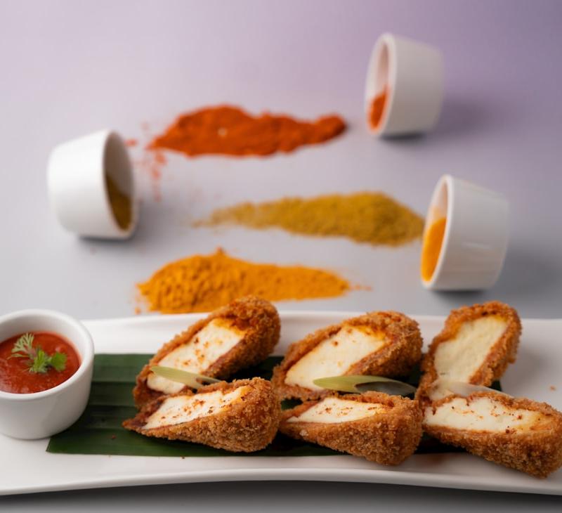 Crispy Halloumi Fries with Lemon