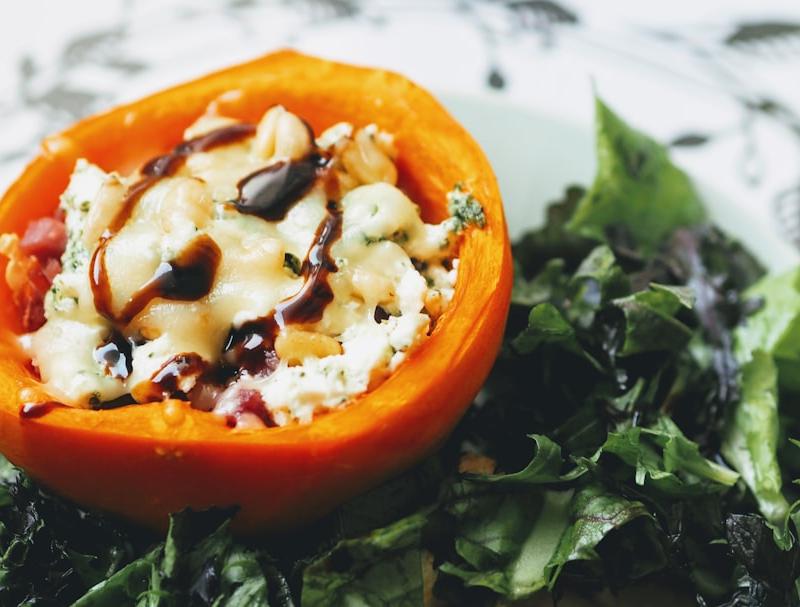 Crispy Herb & Feta Stuffed Peppers