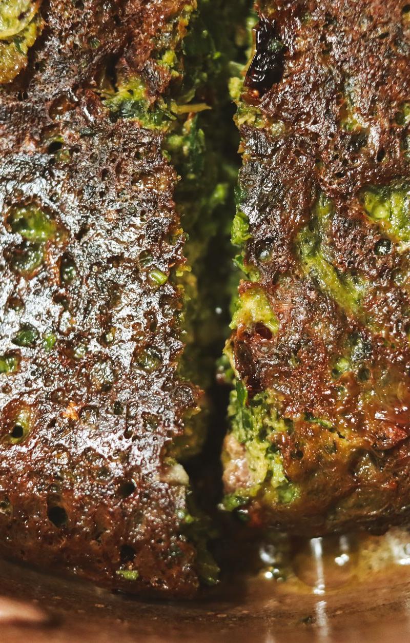 Crispy Herb Frittata (Kuku Sabzi)