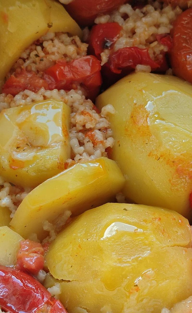 Crispy Herb Stuffed Peppers
