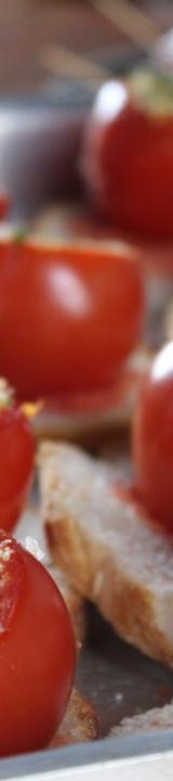 Crispy Herb Stuffed Tomatoes