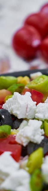Crispy Hilopites with Tomato & Feta