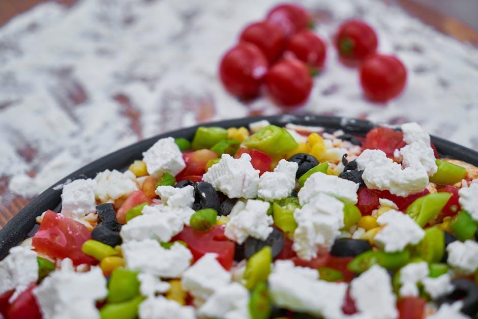 Crispy Hilopites with Tomato & Feta