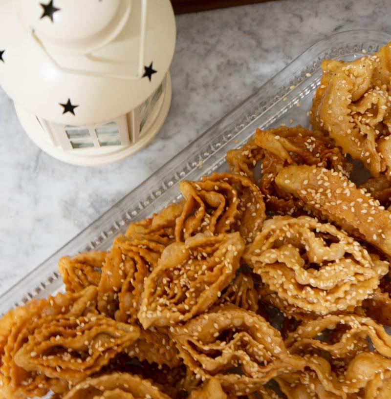 Crispy Honey Sesame Chebakia