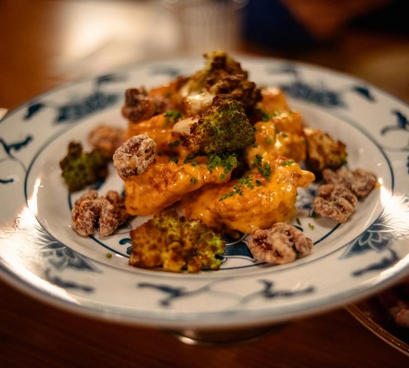 Crispy Honey Walnut Shrimp & Broccoli