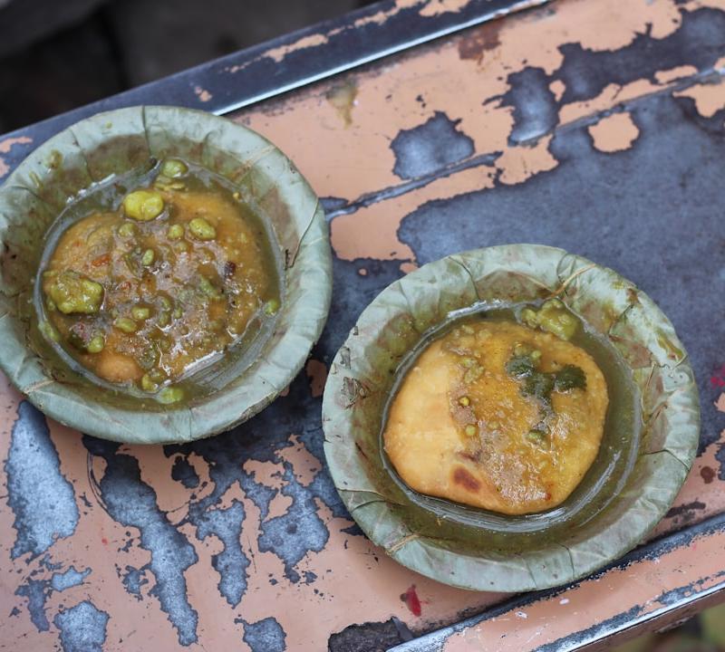 Crispy Kachori Chaat
