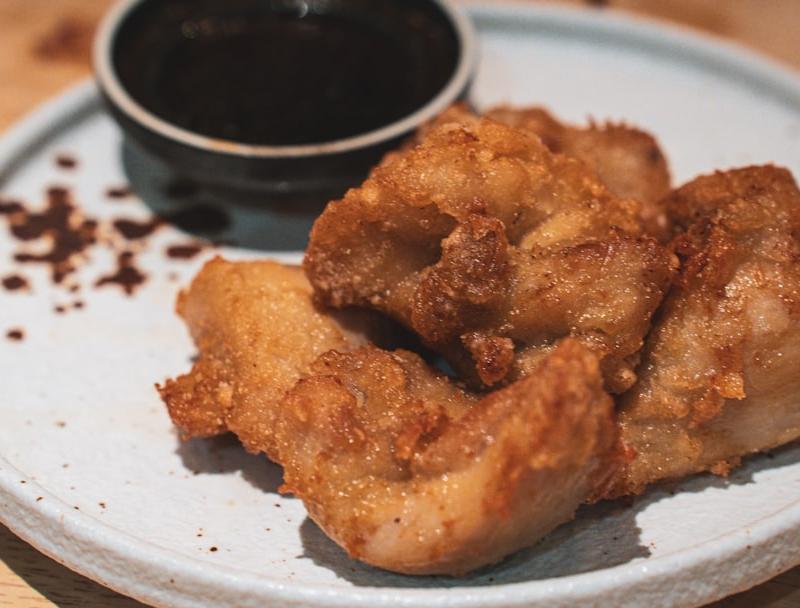 Crispy Karaage Chicken Bites with Spicy Mayo