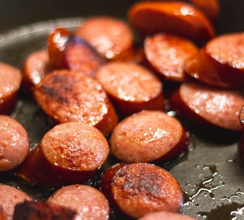 Crispy Kielbasa & Caramelized Onions