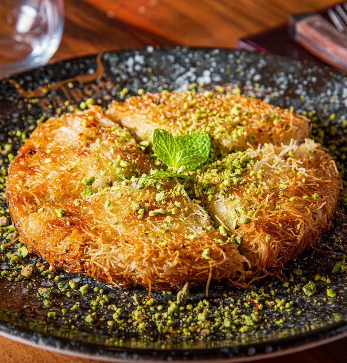 Crispy Konafa with Whipped Feta