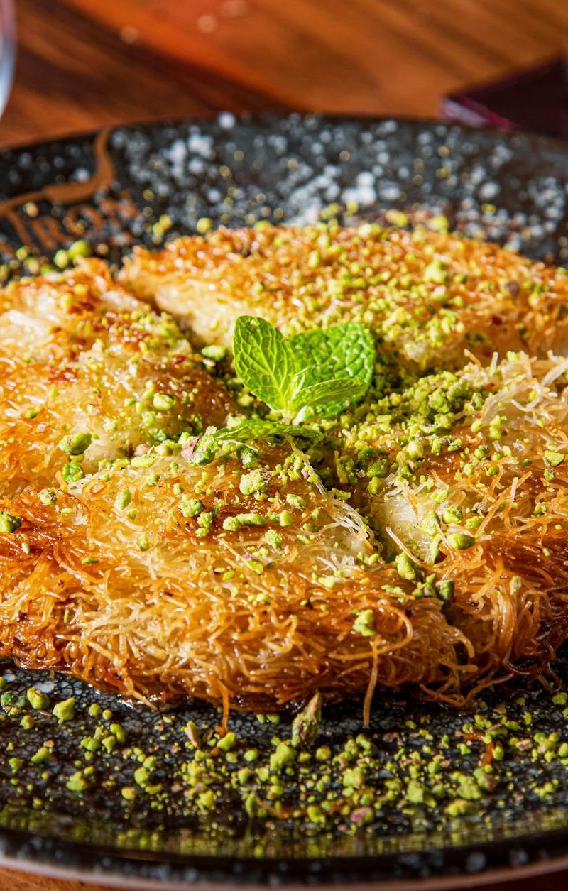 Crispy Konafa with Whipped Feta