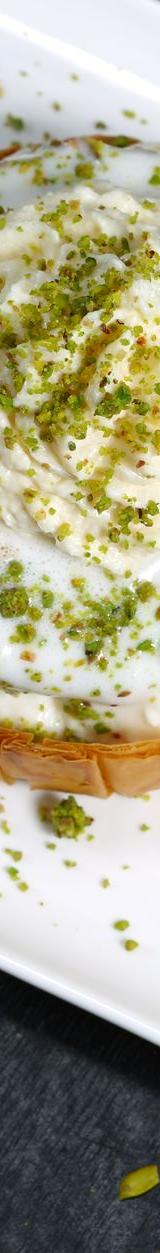 Crispy Künefe with Pistachios & Cream