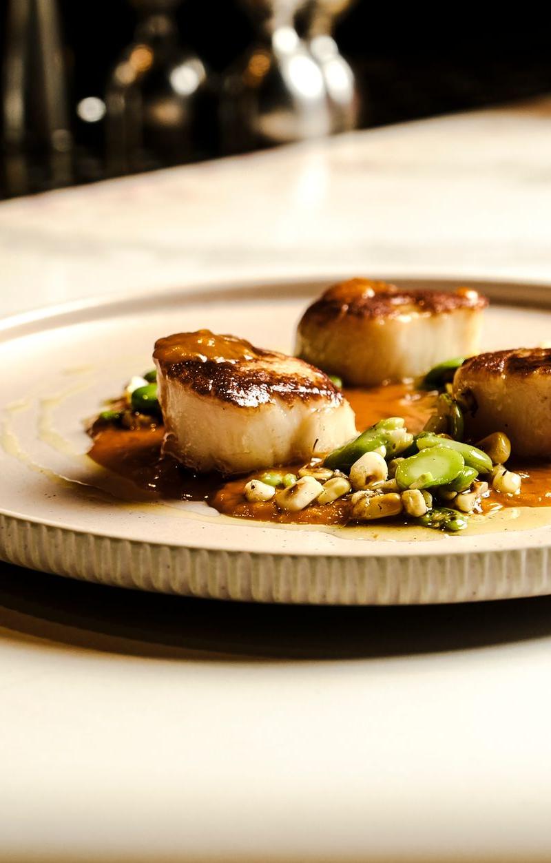 Crispy Kung Pao Scallops