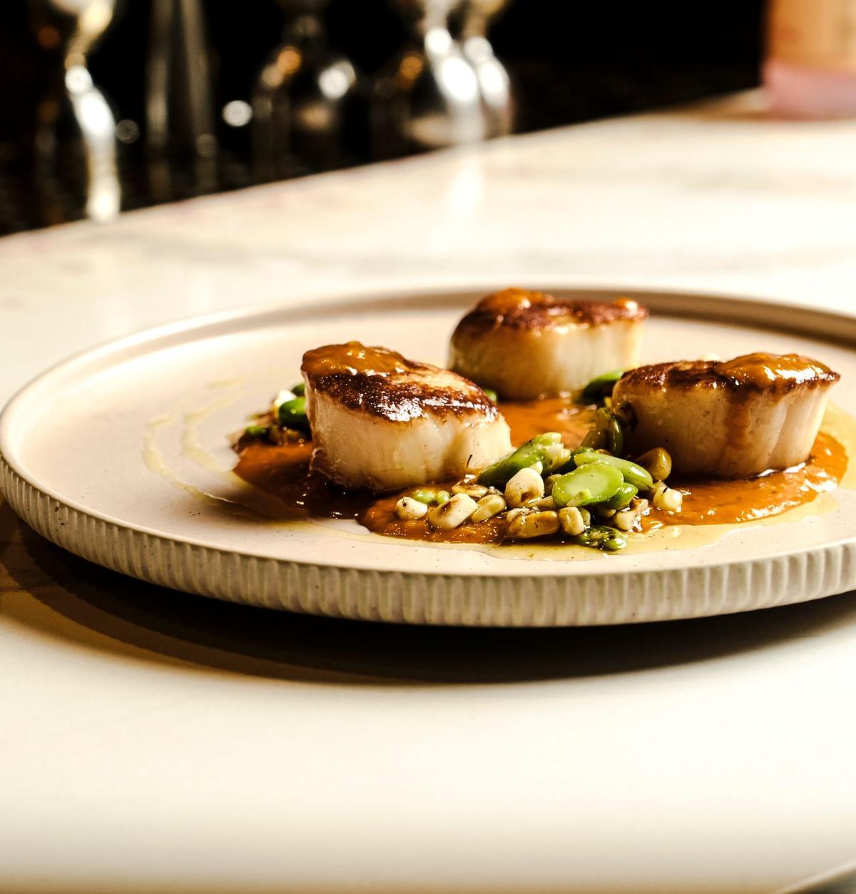 Crispy Kung Pao Scallops