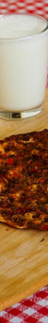 20-Min Crispy Lahmacun with Yogurt & Lemon