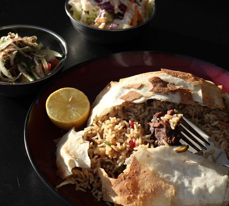 Crispy Lamb Fatteh
