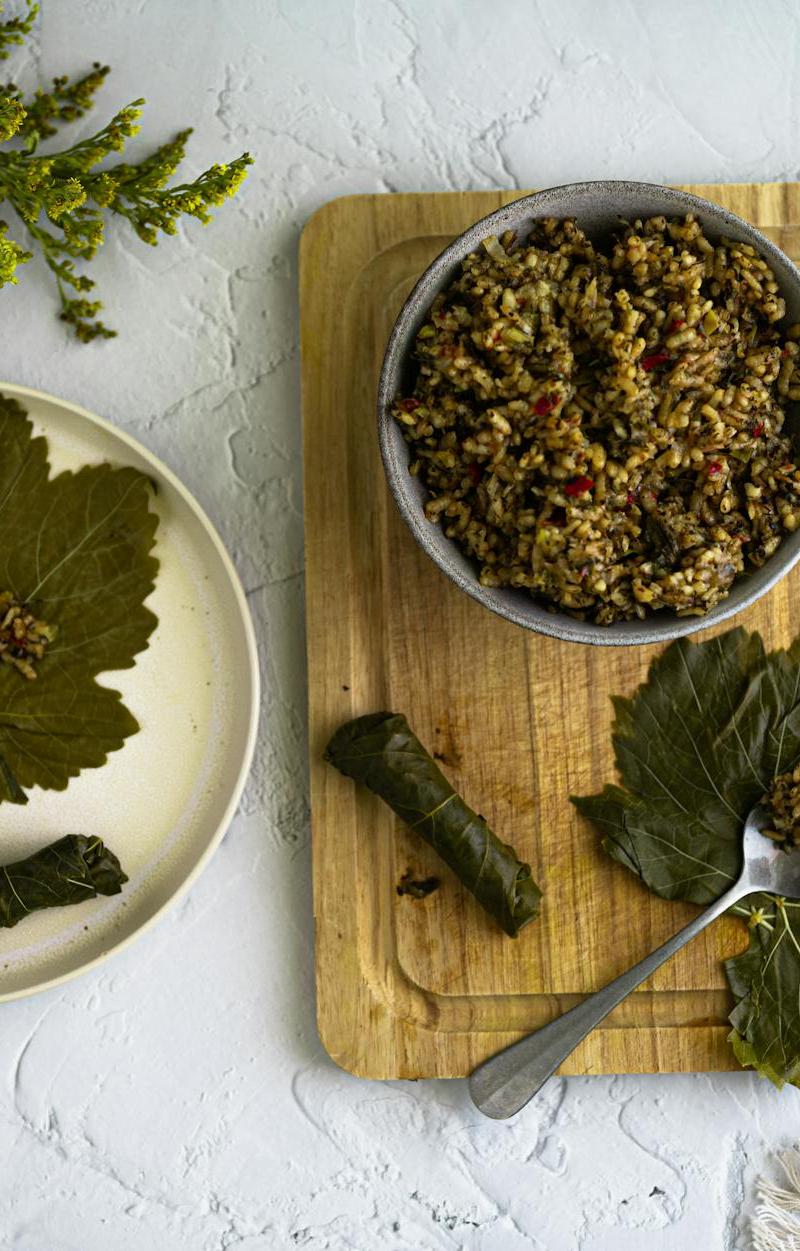 20-Min Crispy Lemon Dolmades