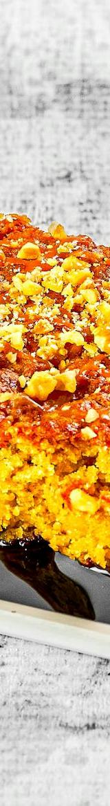 Crispy Lemon Ravani Cake