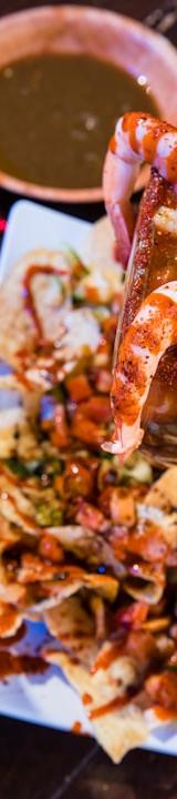 Crispy Lime Shrimp & Avocado Tostada