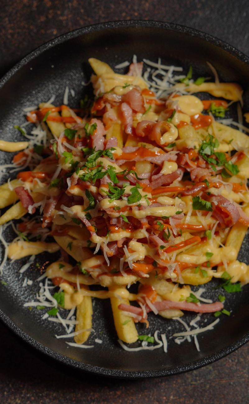 Crispy Loaded Nacho Cheese Fries