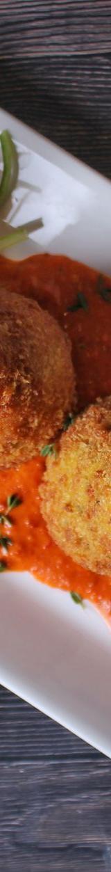 Crispy Malakoff: Cheese & Ham Stack