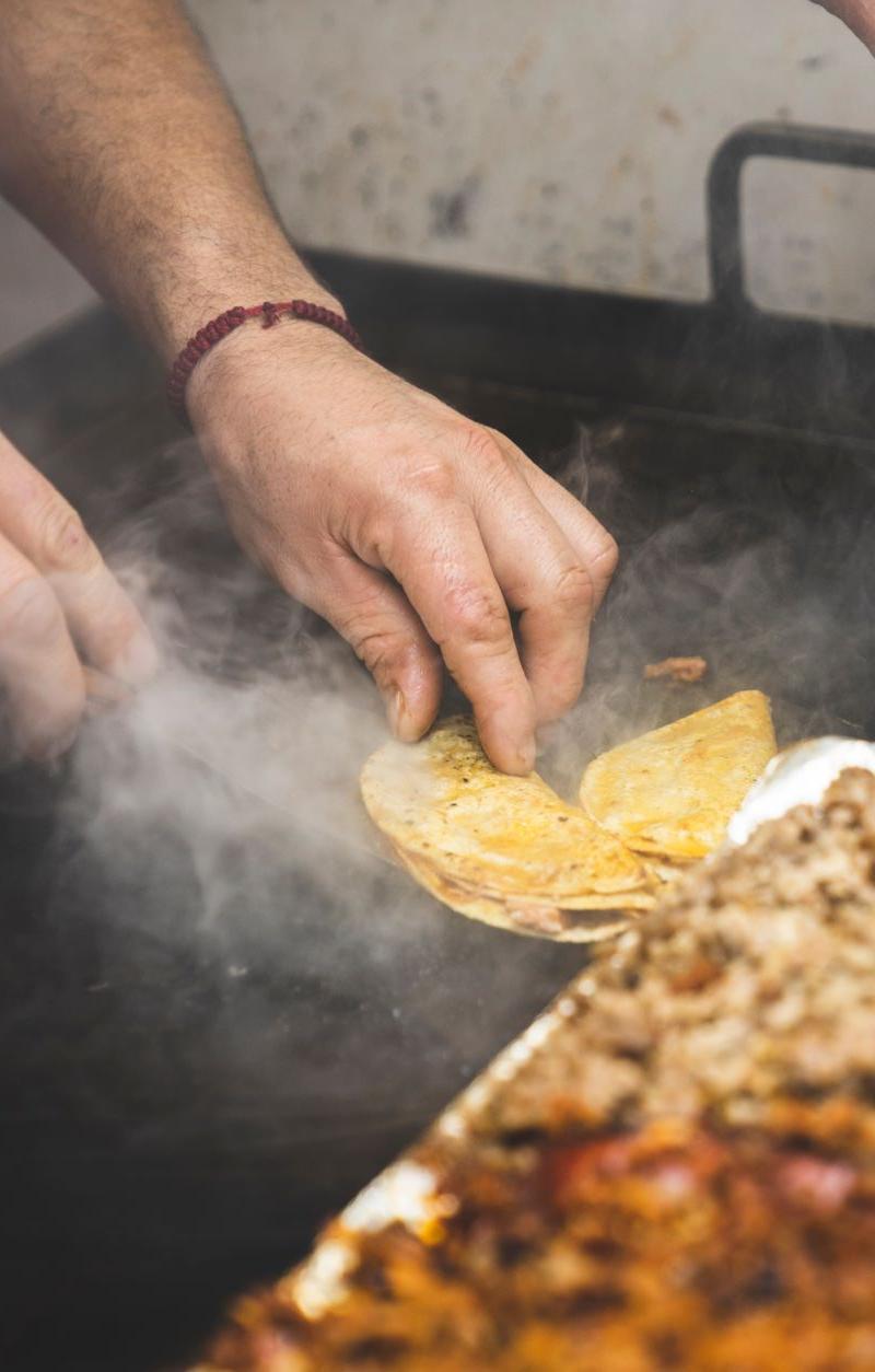 Crispy Marlin Tacos with Lime Crema