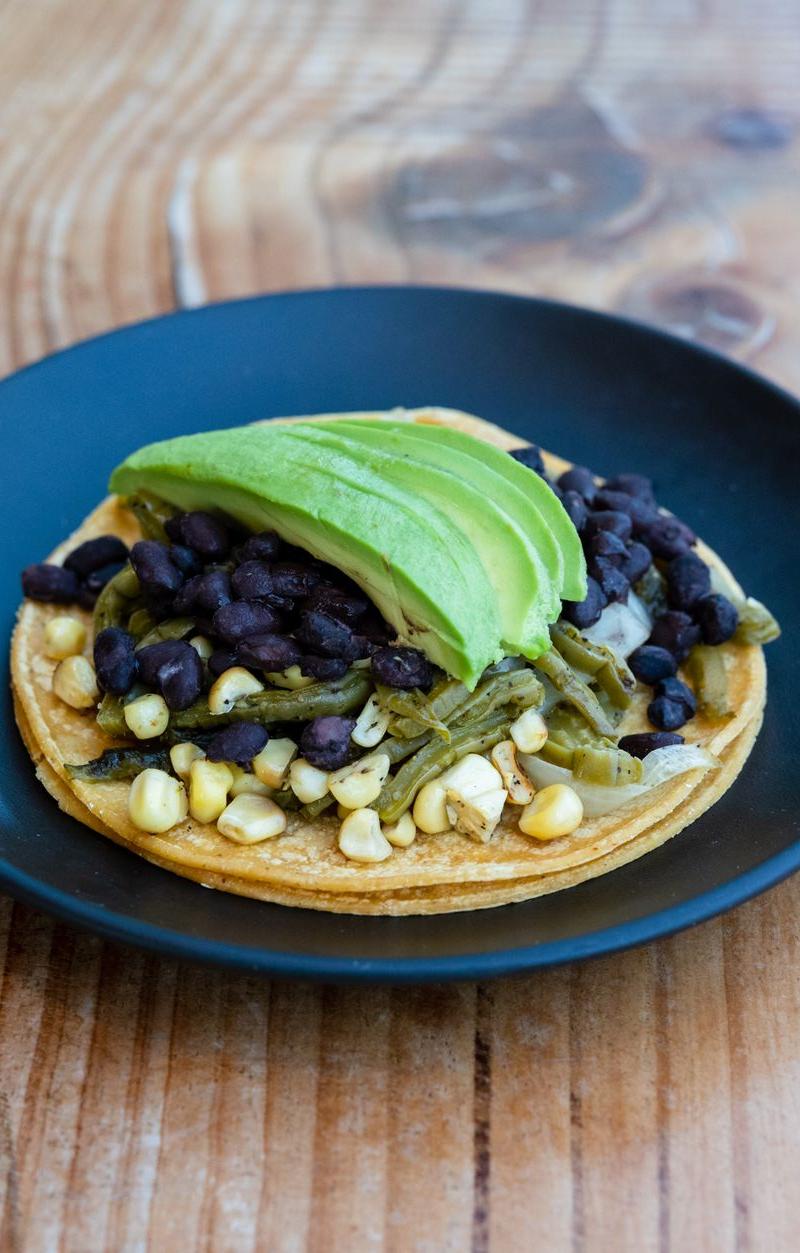 Crispy Masa Sopes with Refried Beans