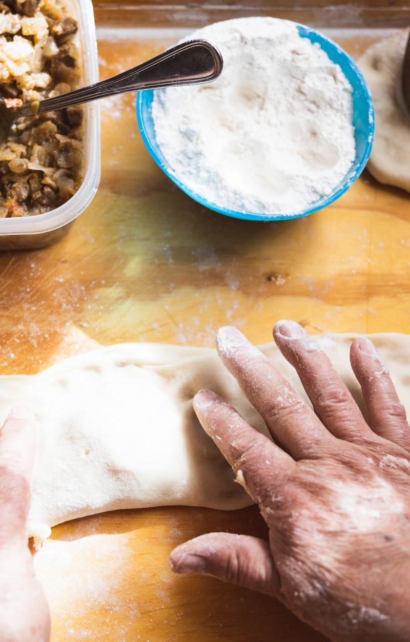 15-Min Crispy Meat Fatayer