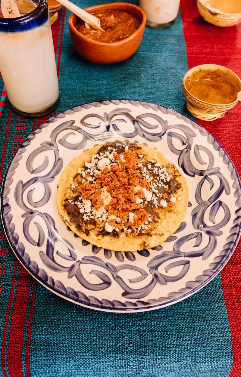 Crispy Memela with Shredded Beef