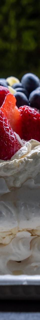 Crispy Meringue Nests with Whipped Cream & Berries