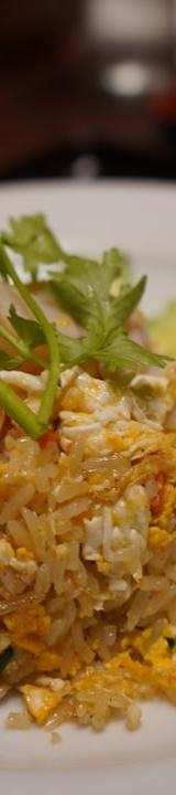 Crispy Mixed Fried Rice with Lemon & Cucumber