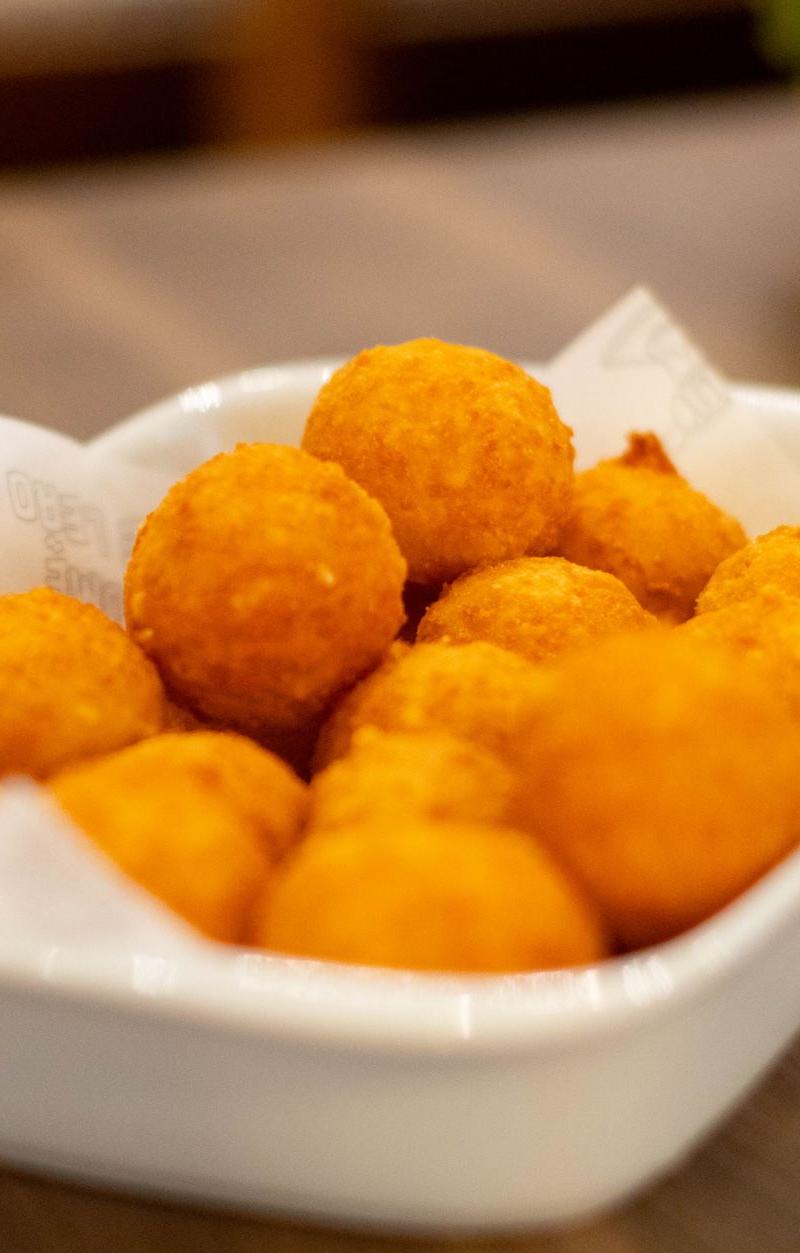 Crispy Mozzarella Supplì with Marinara