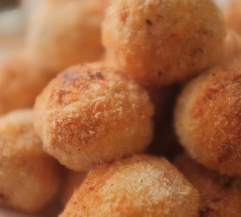 Crispy Mozzarella Supplì — Roman Fried Rice Balls