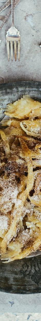 Crispy Msemen with Cinnamon Sugar