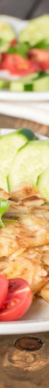 Crispy Msemen with Honey & Fresh Salad