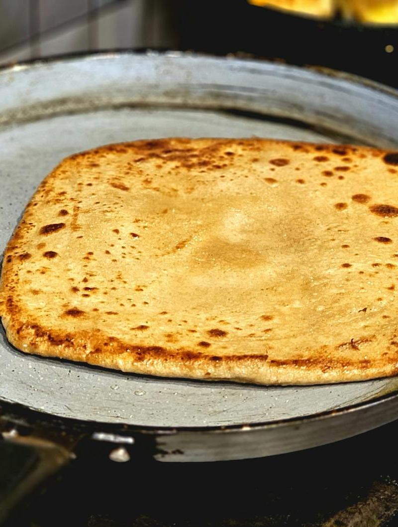 Crispy Msemen with Honey Drizzle