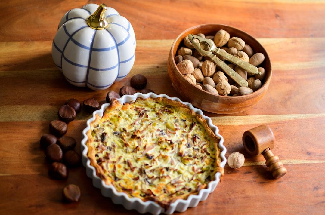 Crispy Mushroom & Walnut Tart
