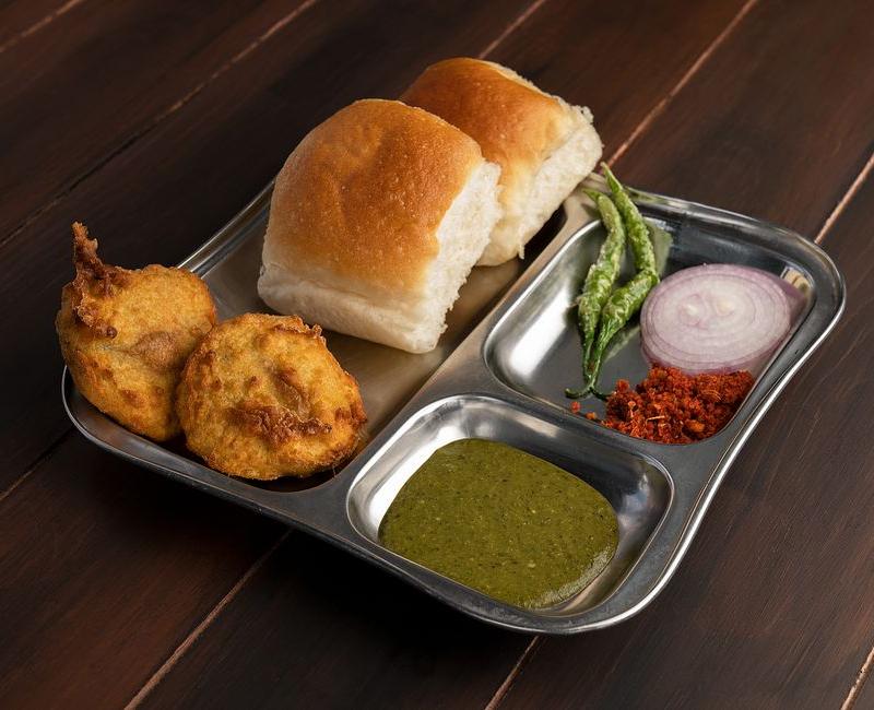 Crispy Onion Bhaji with Double Chutney