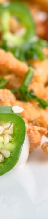 Crispy Onion Bhaji with Jalapeño