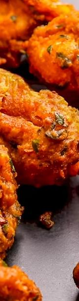 Crispy Onion Bhaji with Mint Chutney
