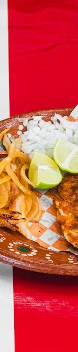 Crispy Pambazo with Guajillo Dip