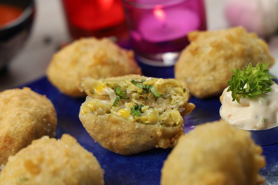 Crispy Papa Rellena with Avocado Dip