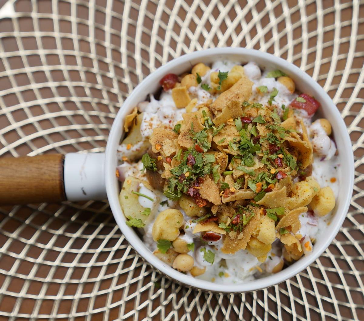 Crispy Papdi Chaat Bowl