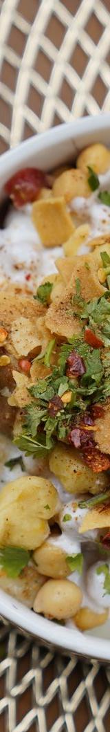 Crispy Papdi Chaat Bowl