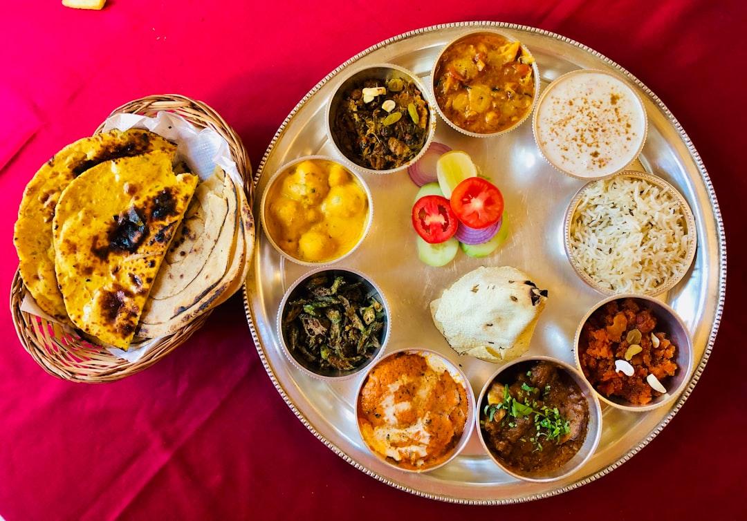 Crispy Paratha Breakfast Thali