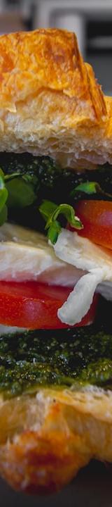 Crispy Pesto Mozzarella Melt
