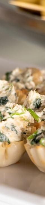 Crispy Phyllo Cups with Herb Ricotta
